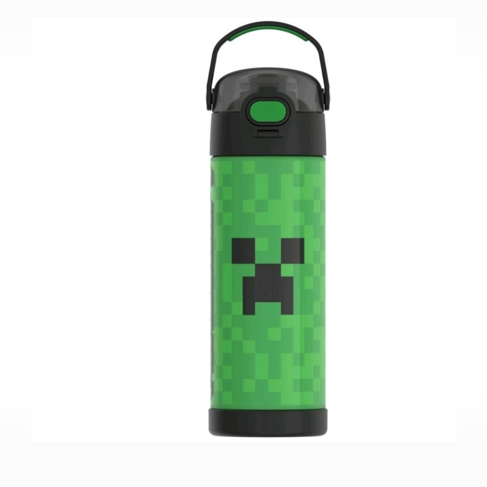 Thermos 16oz Stainless Steel FUNtainer Water Bottle with Bail Handle- Minecraft